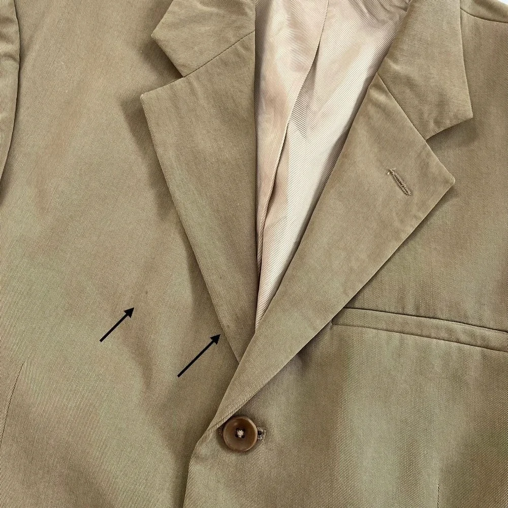 Geoffrey Beene Vintage Mens Tan Blazer Sports Jacket Geoffrey Beene Mens Tan 397